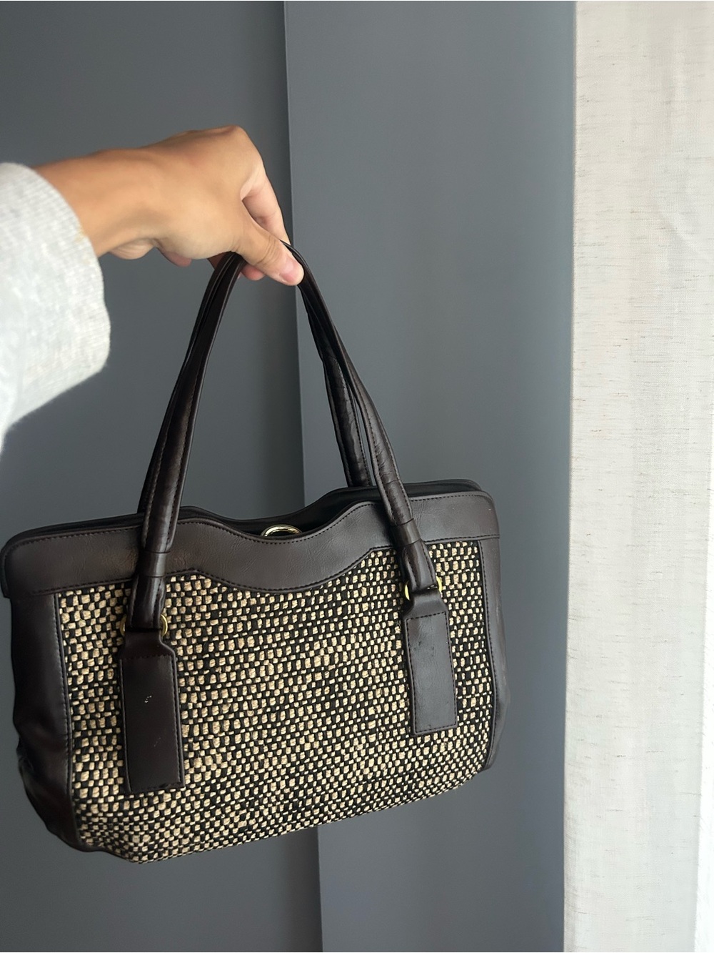 Dark Brown Leather Bag